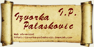 Izvorka Palasković vizit kartica